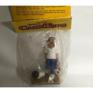 Wilton Cake Tops Male Bumbling Bowler Hurt Bowler  Bowling League Party